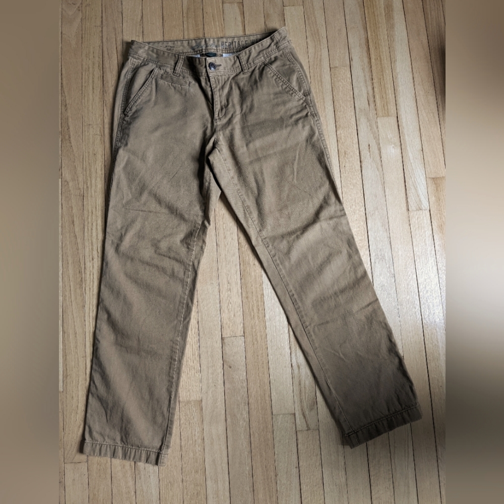 Eddie Bauer Heritage Wash Cotton Tan Pant